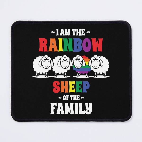 Item preview, happy pride month lgbtq month 2022 I am The Rainbow Sheep of The Family designed and sold by ecomdesign.