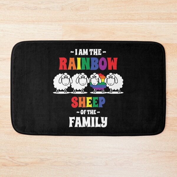 Item preview, happy pride month lgbtq month 2022 I am The Rainbow Sheep of The Family designed and sold by ecomdesign.