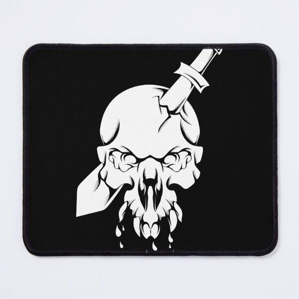 Item preview, the skull head crushed by the sword designed and sold by satriyanto.