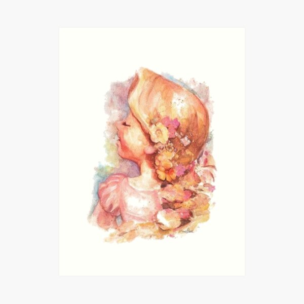 Tangled Watercolor Art Print
