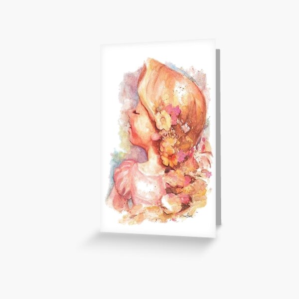 Tangled Watercolor Greeting Card