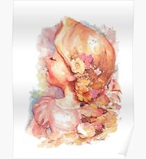 Tangled Aquarell Poster