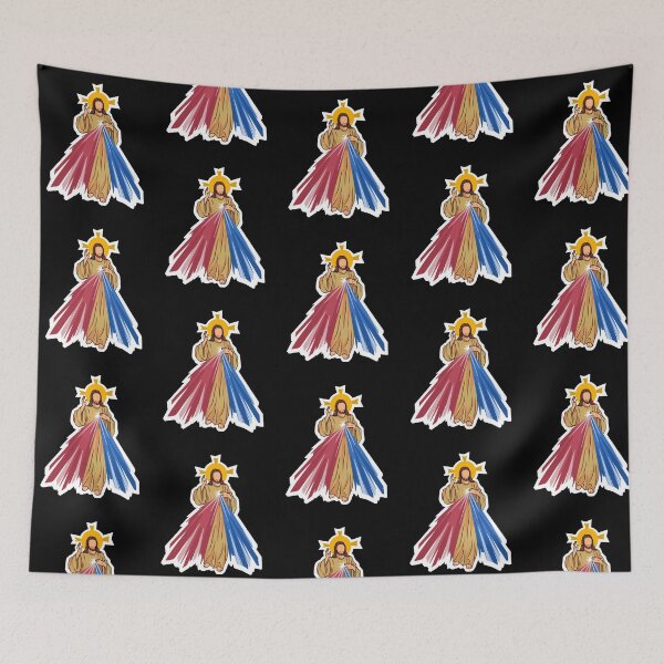 Item preview, Sticker Jesus of Divine Mercy designed and sold by pizarracatolica.