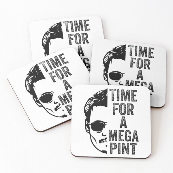 Item preview, Johnny Depp Time For A Mega Pint designed and sold by AceLlama.
