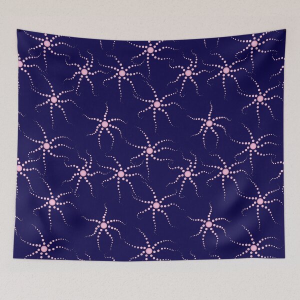 Item preview, Dot Starfish Repeating Pattern - Pink designed and sold by kernowerno.