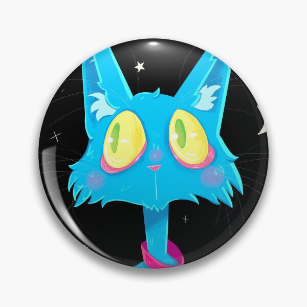 Item preview, Blue Cat with Stars designed and sold by Hannah Hurst.