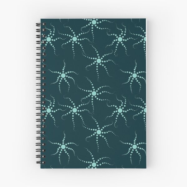 Item preview, Dot Starfish Repeating Pattern - Sea Green designed and sold by kernowerno.