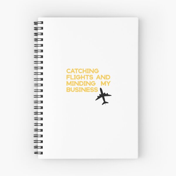 Item preview,  catching flights and minding my business  designed and sold by KHELISTORE.