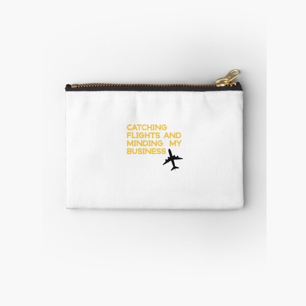 Item preview,  catching flights and minding my business  designed and sold by KHELISTORE.