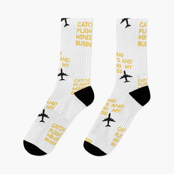 Item preview,  catching flights and minding my business  designed and sold by KHELISTORE.