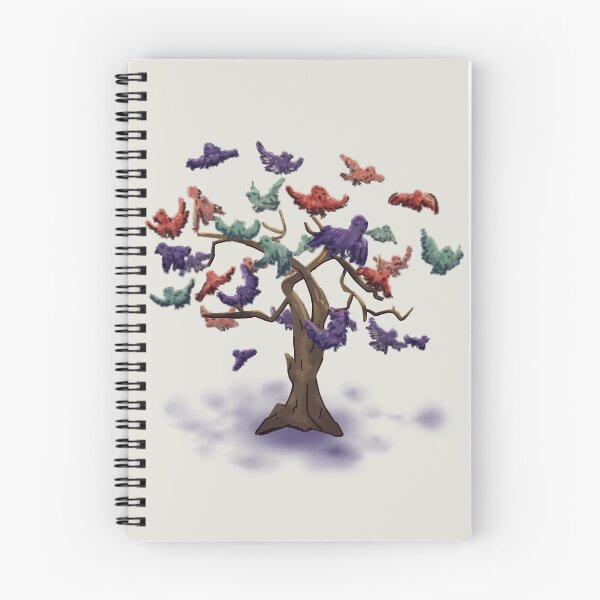Item preview, burst of color - birds leave designed and sold by strudeldoodle.