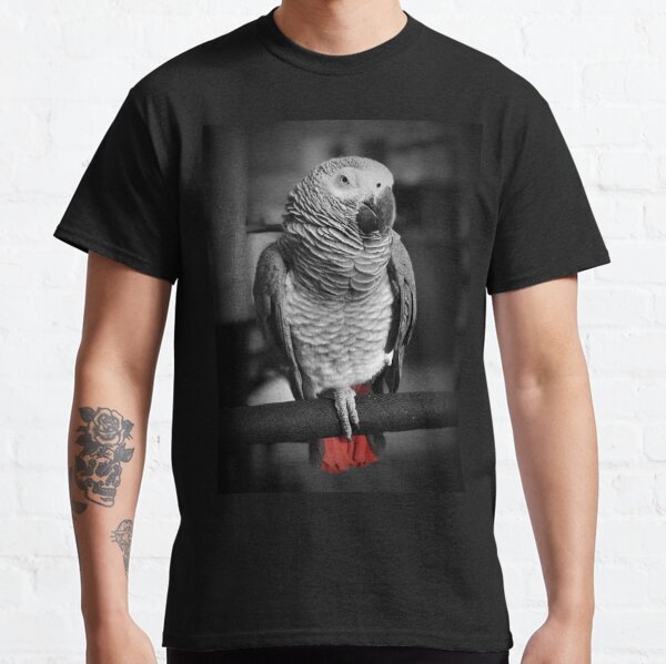 African Grey Parrot Photograph Classic T-Shirt