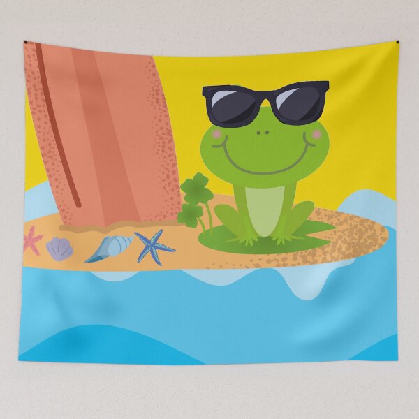 Item preview, Frog at the beach designed and sold by SN-DesignShop.
