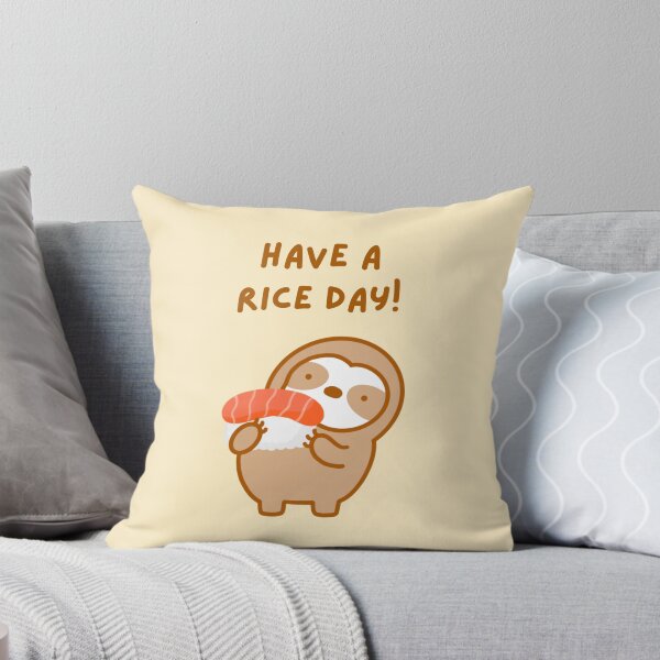 Item preview, Have A Rice Day Sushi Sloth  designed and sold by theslothinme.