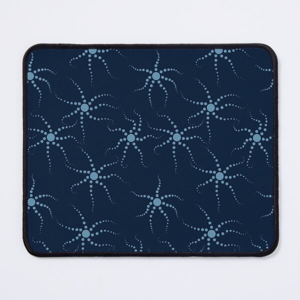 Item preview, Dot Starfish Repeating Pattern - Teal designed and sold by kernowerno.