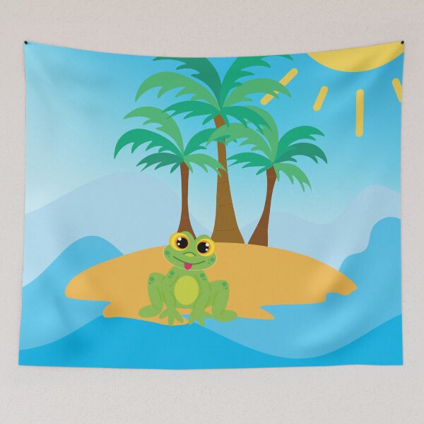 Item preview, Frog at the beach designed and sold by SN-DesignShop.