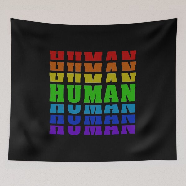 Item preview, Human, rainbow colors designed and sold by efenem.