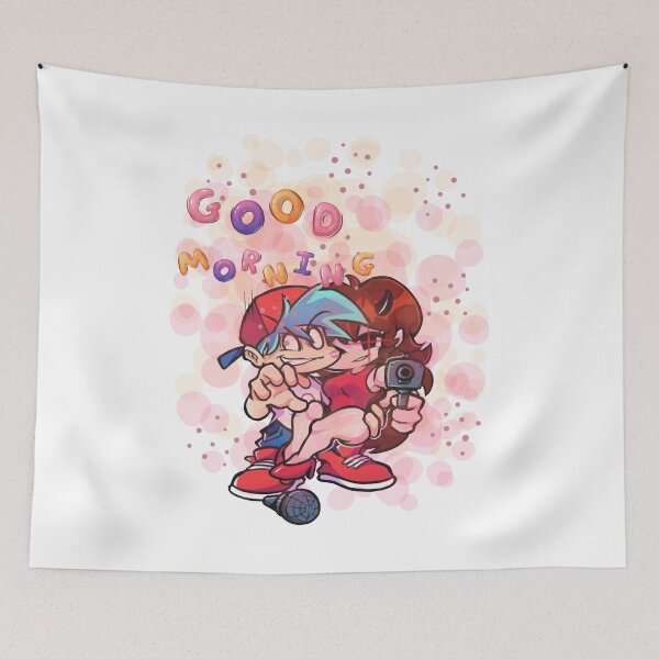Item preview, good morning funkin Boyfriend and Girlfriend designed and sold by SL2C-Kids.