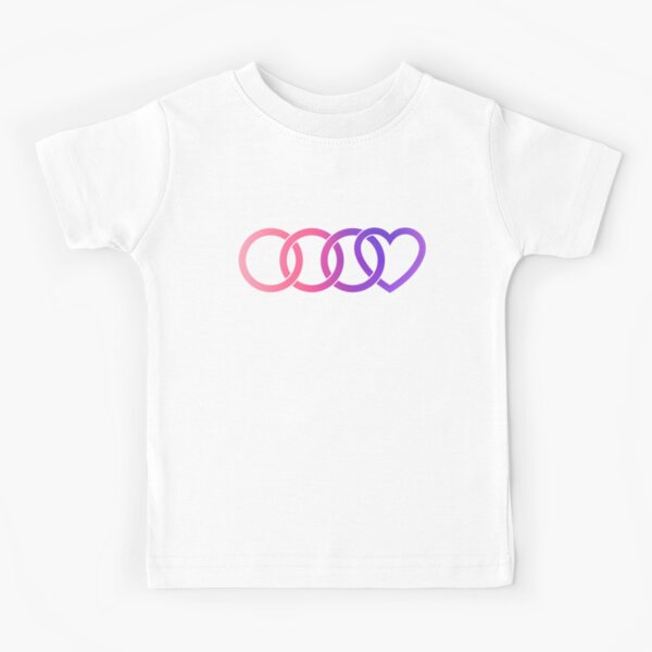 Trois Anneaux + Coeur Rose T-shirt enfant