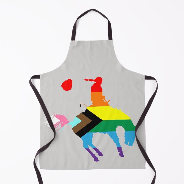 Item preview, Bronco Rider 2: Queer Pride Flag designed and sold by Zia Frazier.
