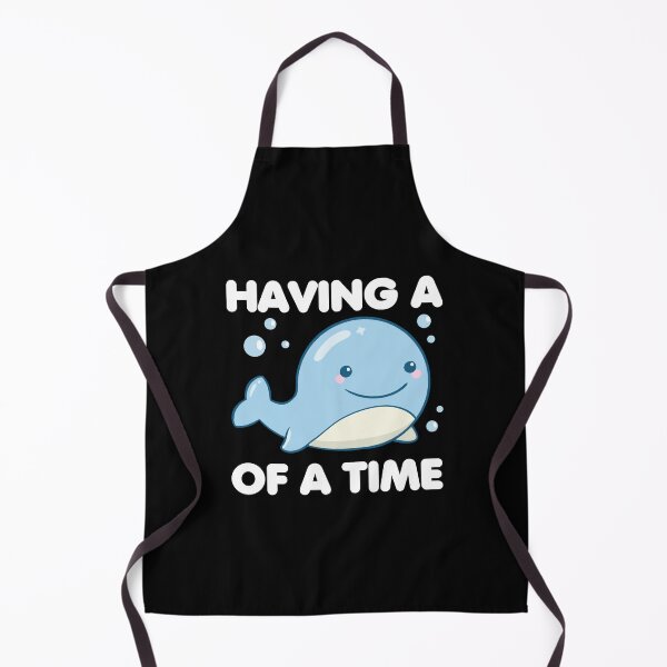 Item preview, Having a Whale of a Time Kawaii Blue Whale designed and sold by sunburstdesigns.