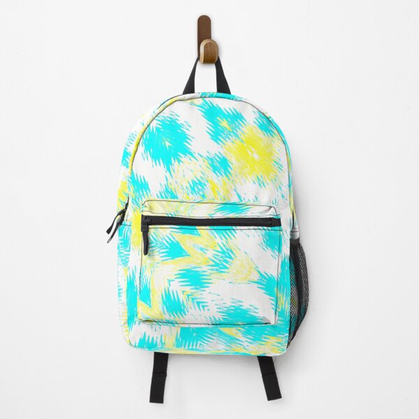 Item preview, The cyan, yellow, and white distorted kaleidoscopic pattern designed and sold by IraNiva.