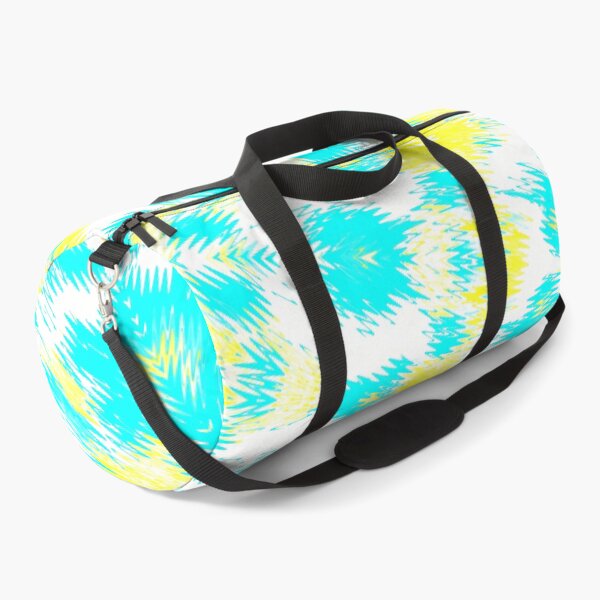 Item preview, The cyan, yellow, and white distorted kaleidoscopic pattern designed and sold by IraNiva.