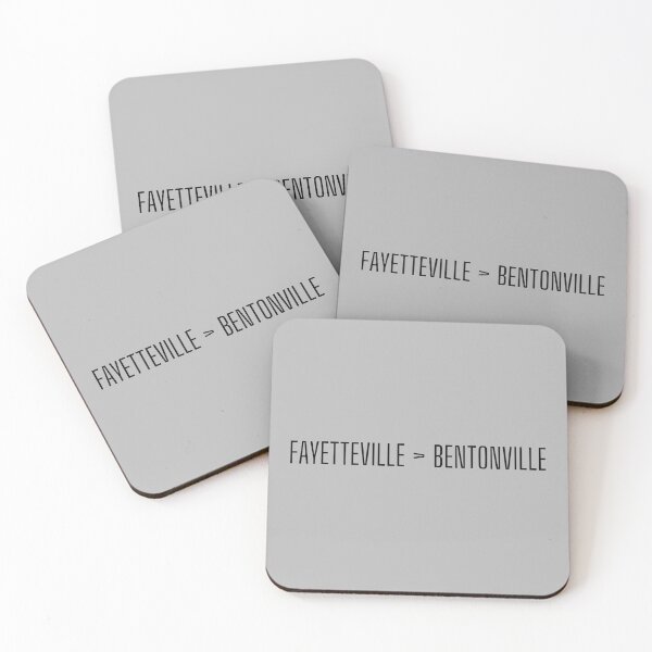 Item preview, Fayetteville over Bentonville Rivalry designed and sold by Pink Ribbon.
