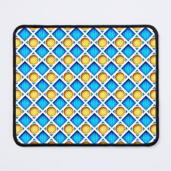 Item preview, Colorful Yellow and Blue 3d Geometric Pattern designed and sold by lissantee.