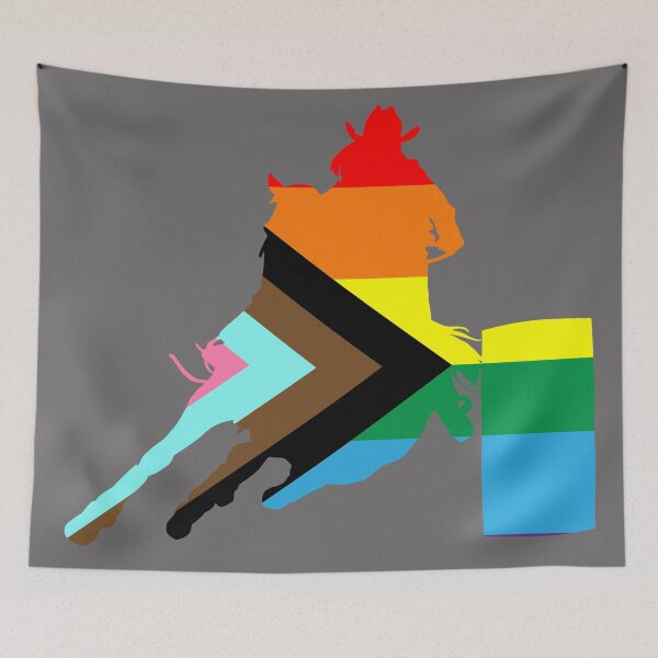 Item preview, Barrel Rider 1: Queer Pride Flag designed and sold by Zia Frazier.