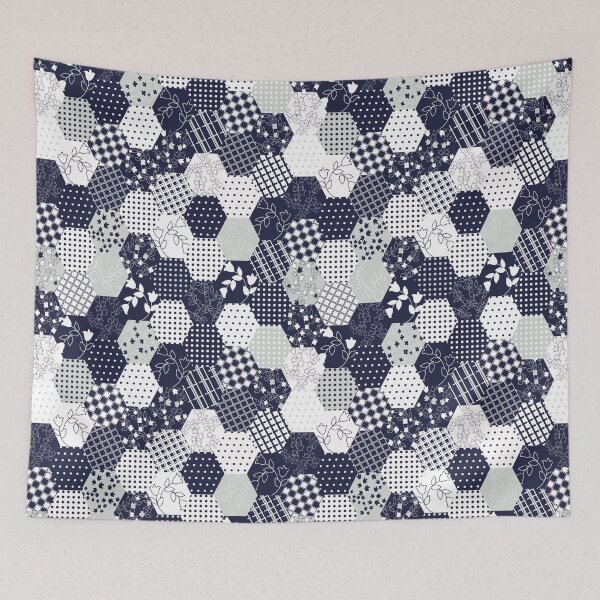 Item preview, Happy Patchwork Flowers designed and sold by pretty-os.