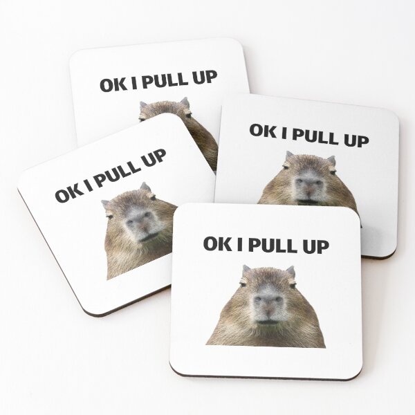 Item preview, Capybara Meme - Ok I Pull Up designed and sold by SimpleUniverse.