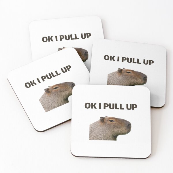Item preview, Capybara Meme - Ok I Pull Up designed and sold by SimpleUniverse.
