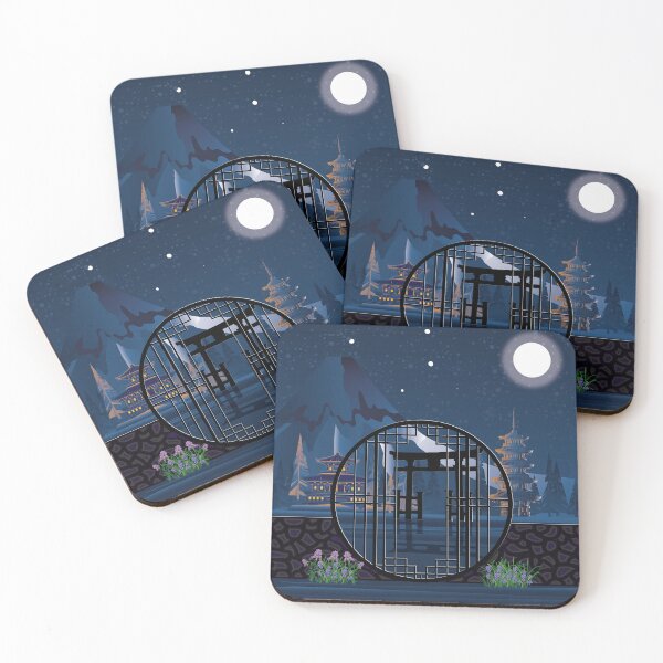 Item preview, Moon gate in moonlight designed and sold by CatCoconut-Art.