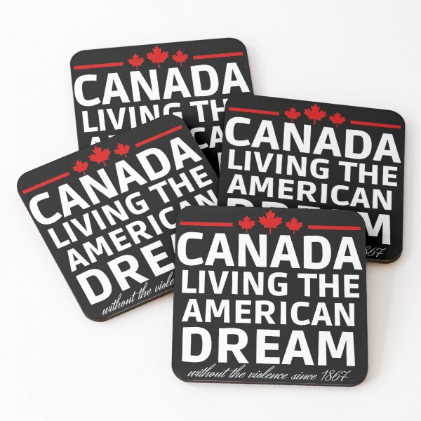 Item preview, Canada Day - Canada Living The American Dream - Friendly Neighbor designed and sold by Sonatablue.