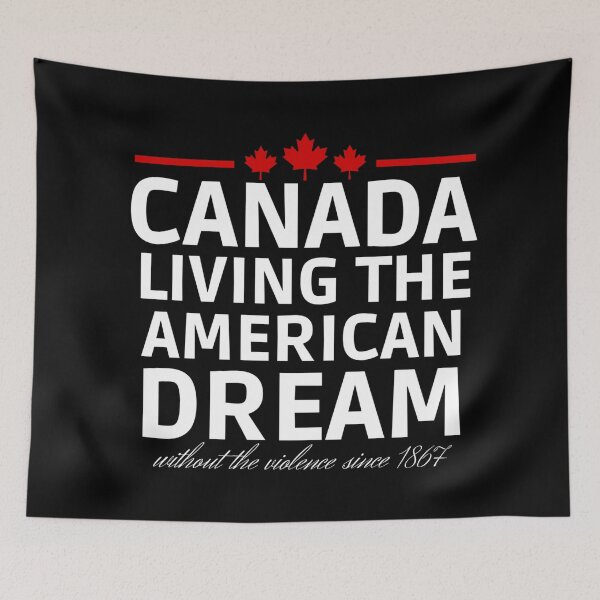 Item preview, Canada Day - Canada Living The American Dream - Friendly Neighbor designed and sold by Sonatablue.