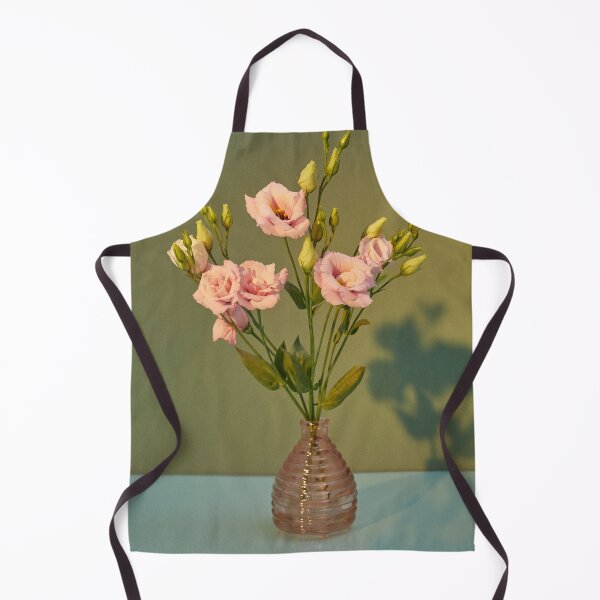 Item preview, Pink Watercolor Roses and Buds in Glass Vase designed and sold by TheCatmeow2000.
