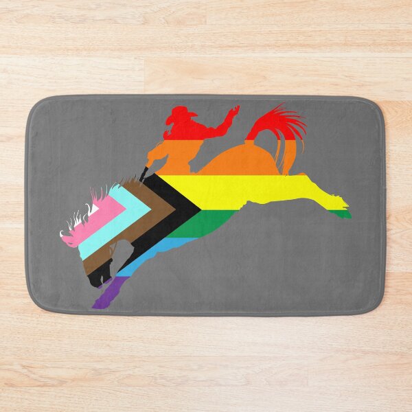 Item preview, Bronco Rider 1: Queer Pride Flag designed and sold by Zia Frazier.