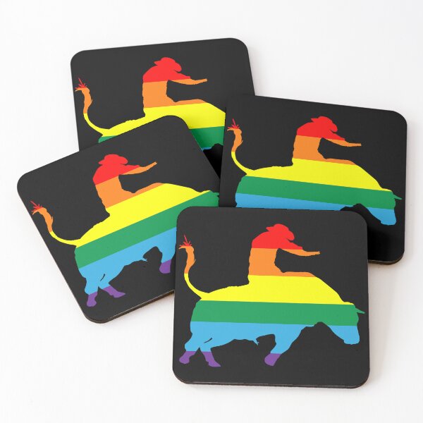 Item preview, Bull Rider 1: Pride Flag designed and sold by Zia Frazier.