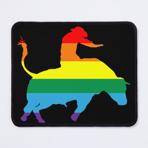 Item preview, Bull Rider 1: Pride Flag designed and sold by Zia Frazier.