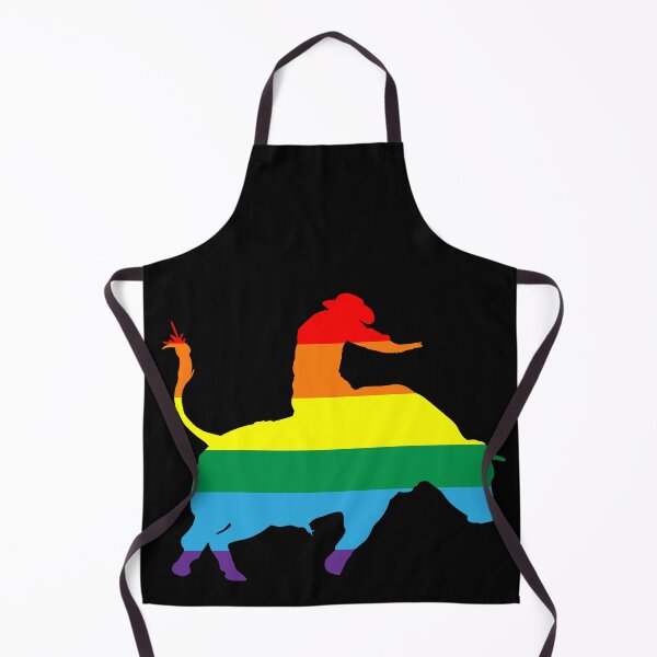 Item preview, Bull Rider 1: Pride Flag designed and sold by Zia Frazier.