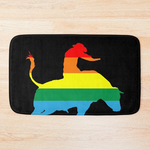 Item preview, Bull Rider 1: Pride Flag designed and sold by Zia Frazier.