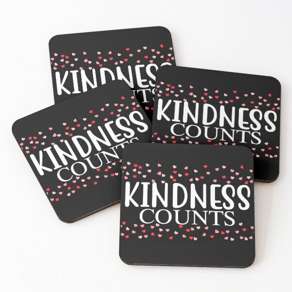 Item preview, Kindness Counts. Inspirational Saying for Gratitude designed and sold by That Cheeky Tee.