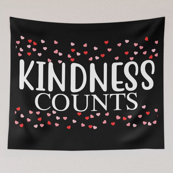 Item preview, Kindness Counts. Inspirational Saying for Gratitude designed and sold by That Cheeky Tee.