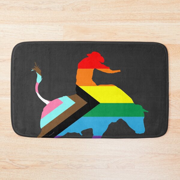 Item preview, Bull Rider 1: Queer Pride Flag designed and sold by Zia Frazier.