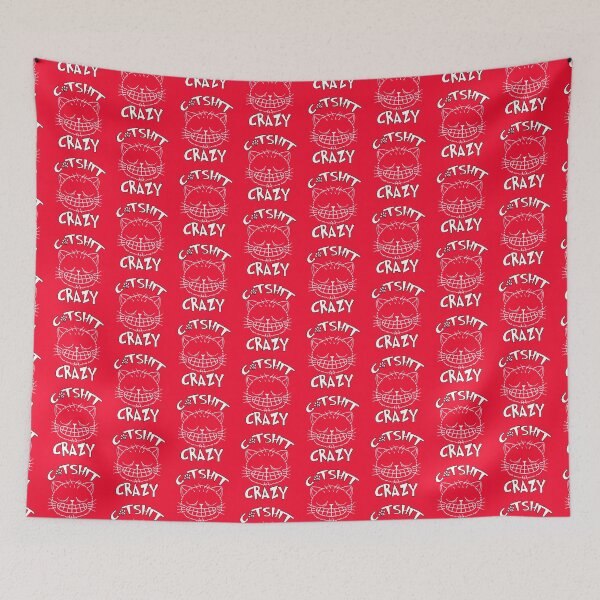 Item preview, Red Catshit Crazy Cute Cat Grinning Crazily  designed and sold by Mrspink16.