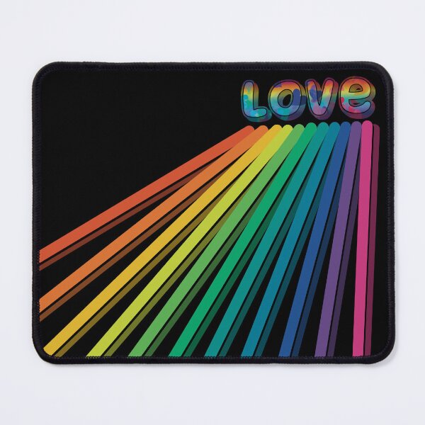 Item preview, Let your Love shine!! Rainbow Rays Pride Retro Vibes designed and sold by MunsyArt.