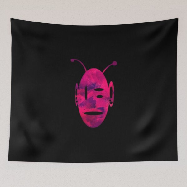 Item preview, Three Eyed Alien Silhouette Pastel Color Cartoon Vector Design Original Artwork By Sage Alien designed and sold by evieathena.