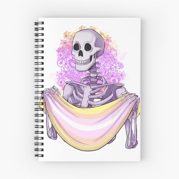 Item preview, Pangender Pride Skeleton designed and sold by StarSketchMEH.
