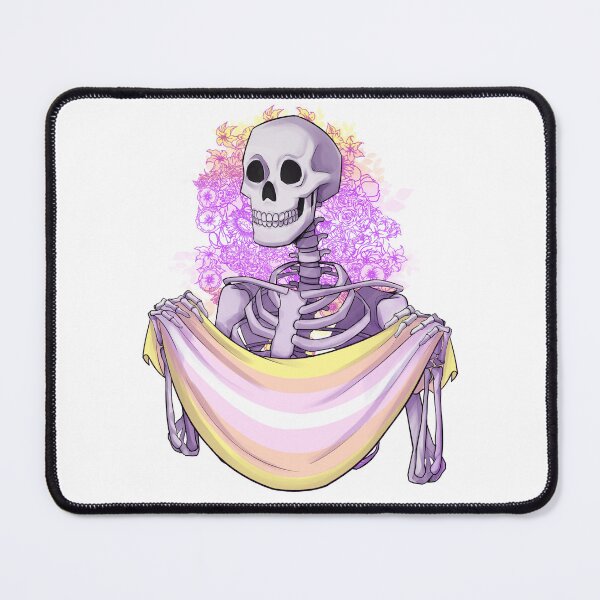 Item preview, Pangender Pride Skeleton designed and sold by StarSketchMEH.